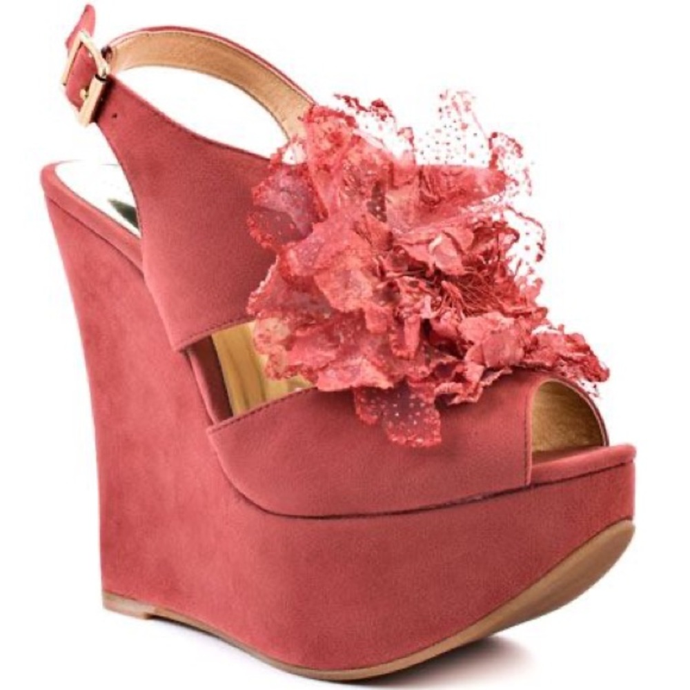 Luichiny Lone Star Coral Flower Sandals